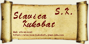 Slavica Kukobat vizit kartica